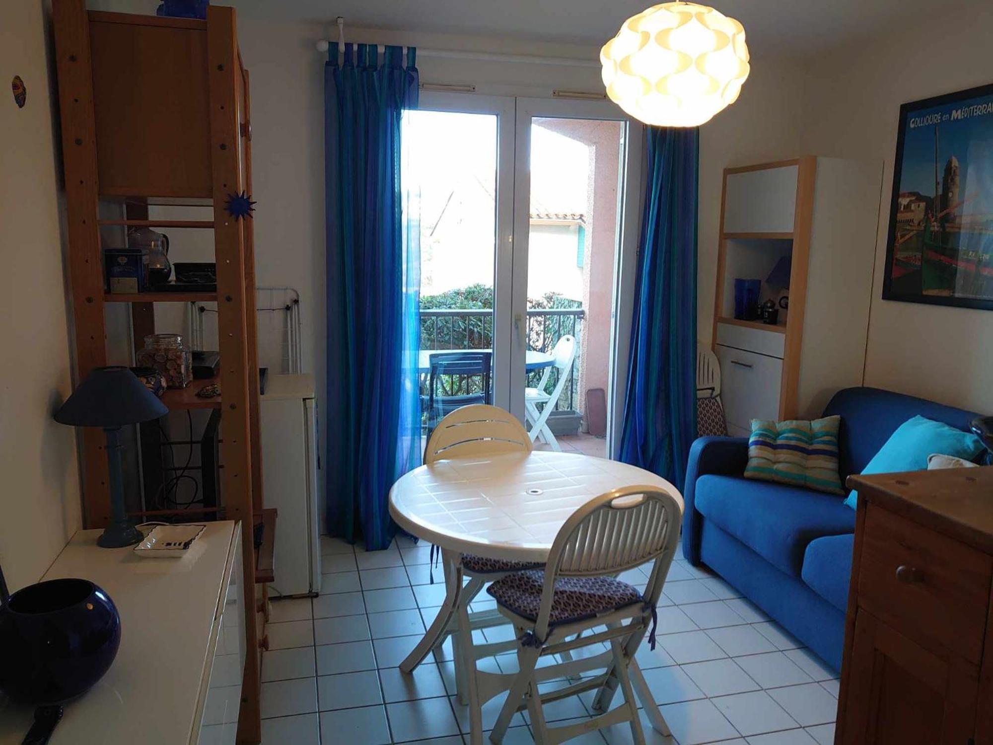 4Rb86 Appartement Type T2 Cabine Dans Residence Bord De Mer A 科利尤尔 外观 照片